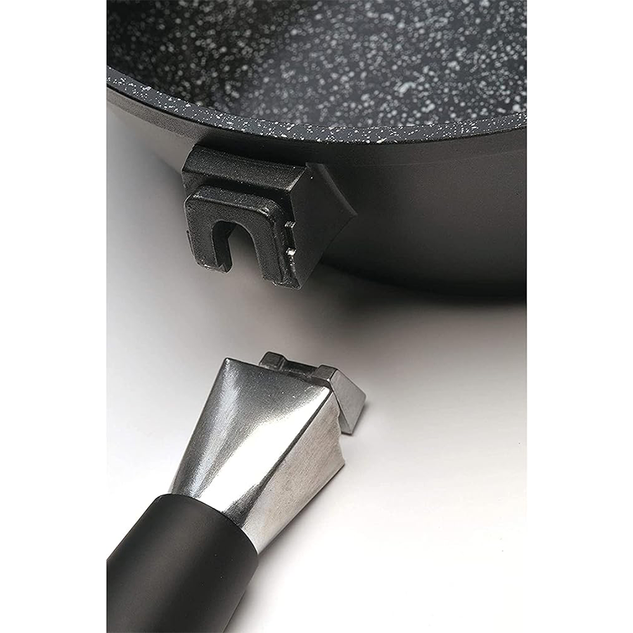 Berghoff Geminis casserole avec couvercle, poignée amovible, céramique ø16cm