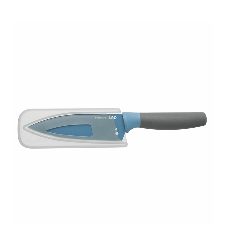 Berghoff Leo Lite petit couteau de chef coupe-épices avec housse de protection
