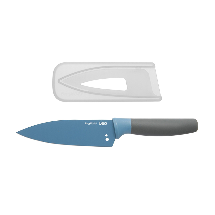 Berghoff Leo Lite petit couteau de chef coupe-épices avec housse de protection