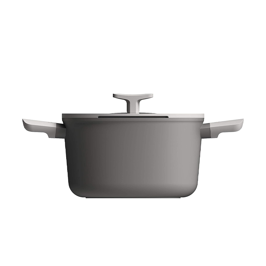 Berghoff Leo Lite marmite avec couvercle gris ø24cm