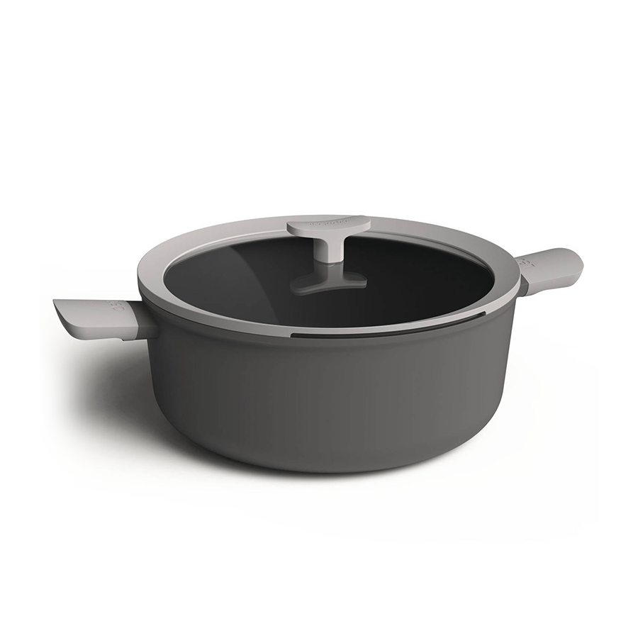 Berghoff Leo Lite marmite avec couvercle gris ø28cm