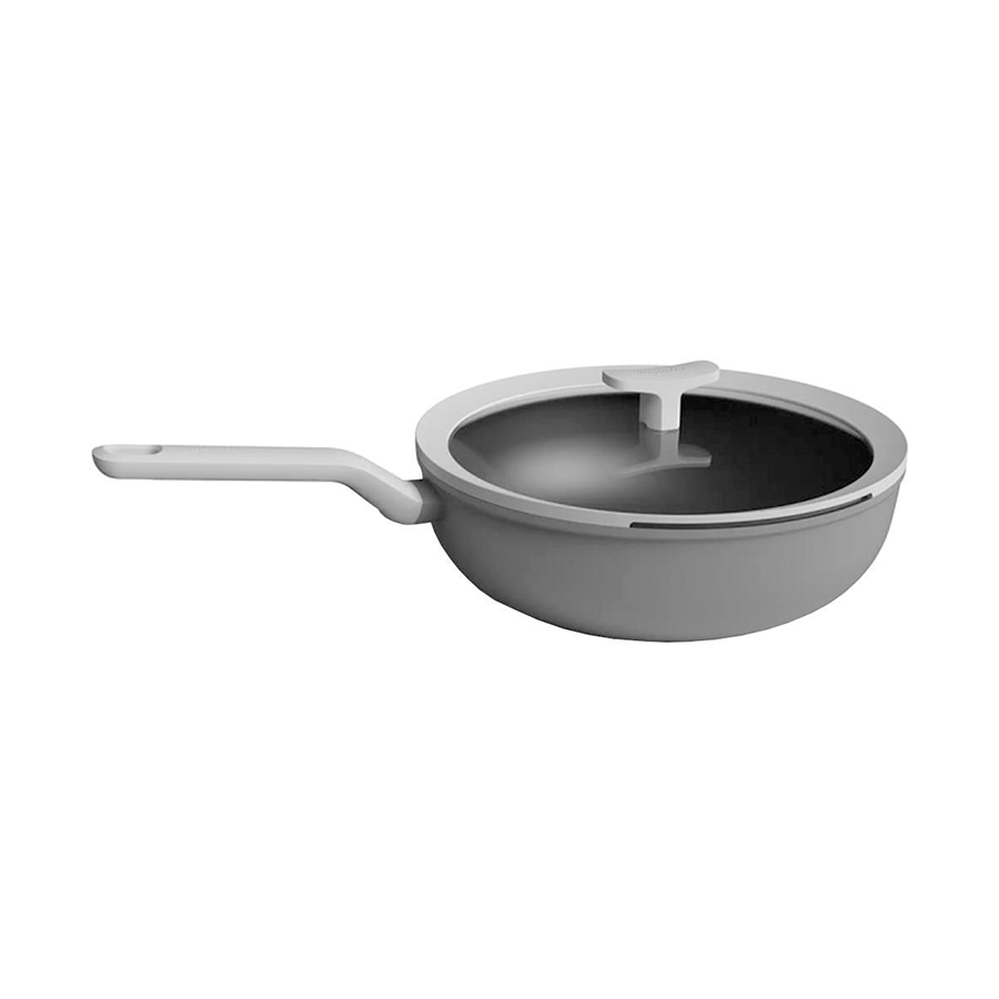 Berghoff Leo Lite poêle à frire avec couvercle gris ø28cm