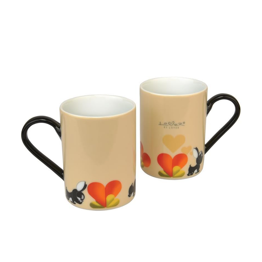 Berghoff lover by lover tasse à café orange 350ml 2 pièces