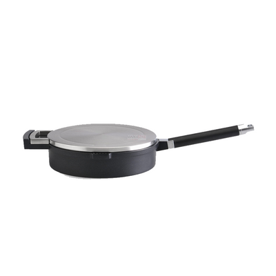 Imp Berghoff neo sauteuse avec couvercle poignée amovible céramique noir ø24cm