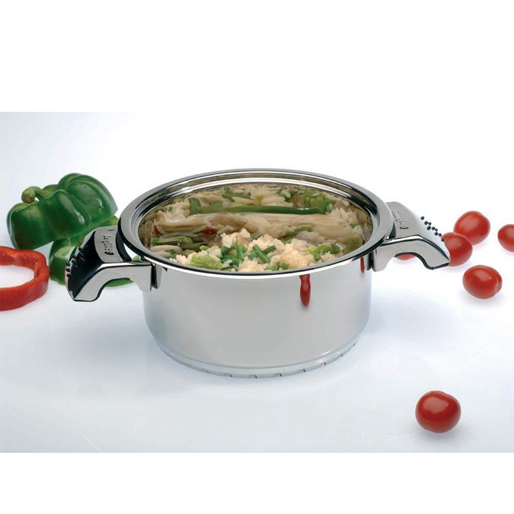 Berghoff orion marmite avec couvercle en verre ø24cm 6,8l