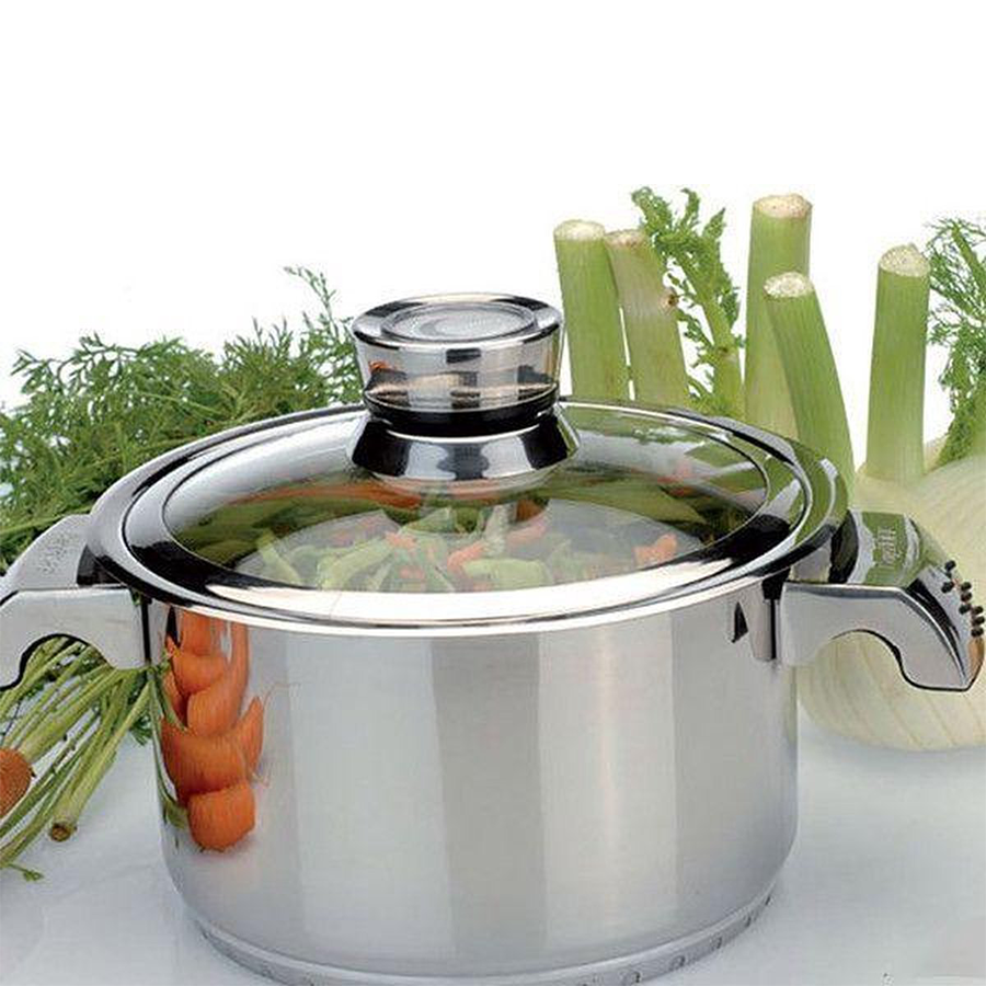 Berghoff orion marmite avec couvercle en verre ø24cm 6,8l