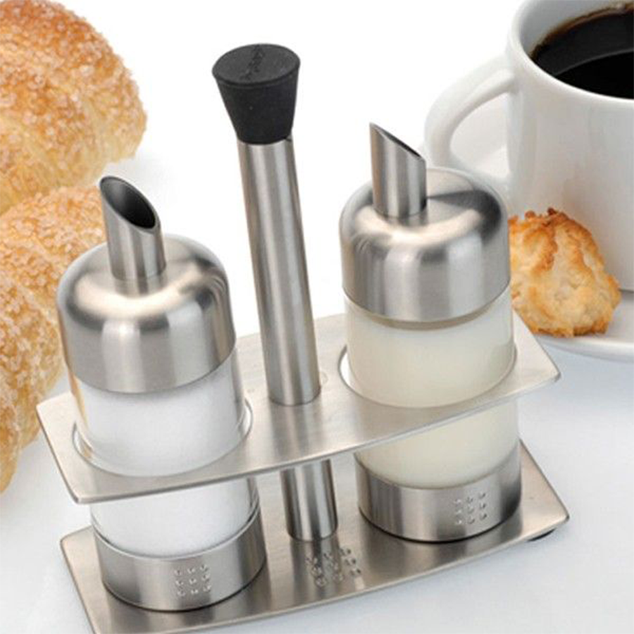 Berghoff orion set lait et sucre 2x60ml 3 pièces