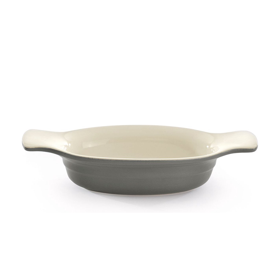 Plat à four Berghoff ovale gris 24,5x12cm