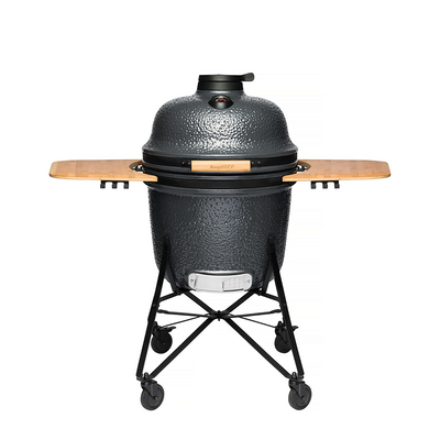 Berghoff ron barbecue en céramique grande pierre grise 58cm 8 pièces