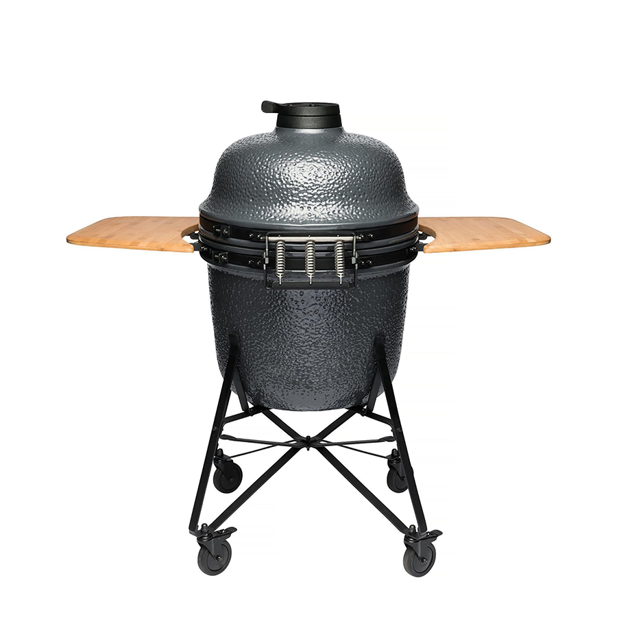 Berghoff ron barbecue en céramique grande pierre grise 58cm 8 pièces
