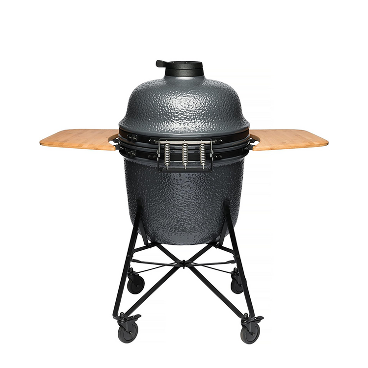 Berghoff ron barbecue en céramique grande pierre grise 58cm 8 pièces