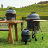 Berghoff ron barbecue en céramique grande pierre grise 58cm 8 pièces