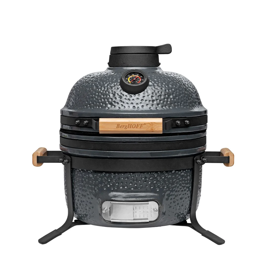 Berghoff ron barbecue en céramique gris pierre moyenne 40cm 5 pièces