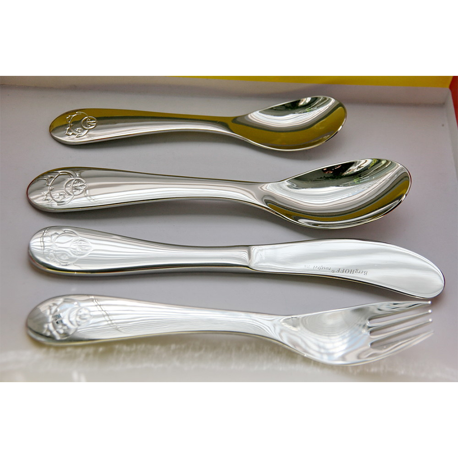 Berghoff shérif canard set de couverts bébé 4 pièces