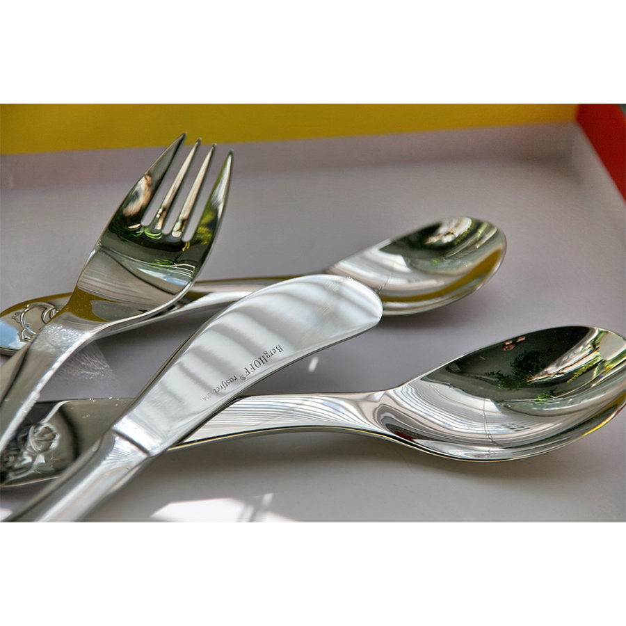 Berghoff shérif canard set de couverts bébé 4 pièces