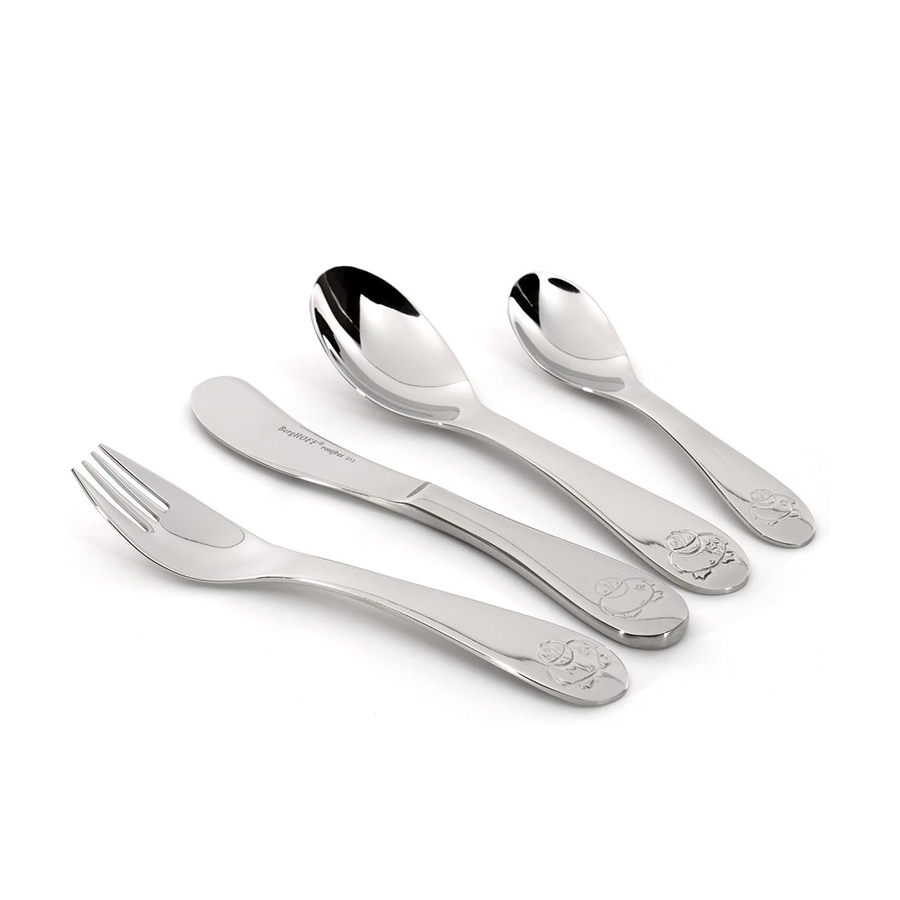 Berghoff shérif canard set de couverts bébé 4 pièces