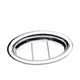 Berghoff plat droit ovale 35x24cm