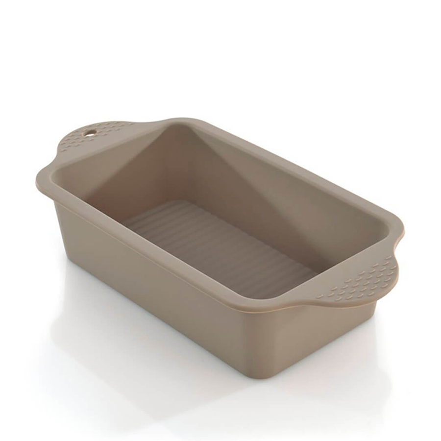 Berghoff studio moule à gâteau rectangle silicone beige 29x15x6,5cm