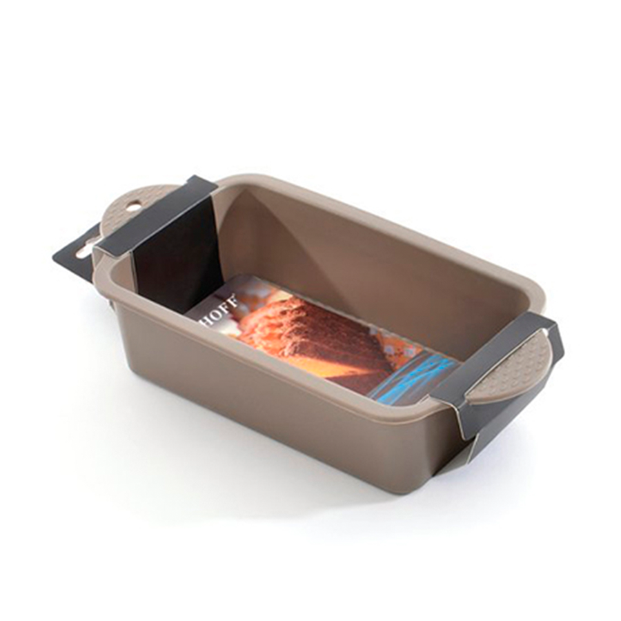 Berghoff studio moule à gâteau rectangle silicone beige 29x15x6,5cm