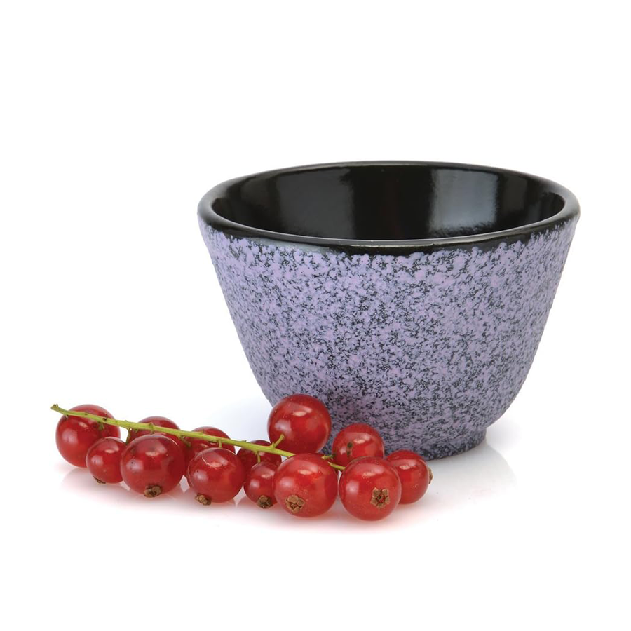 Berghoff studio tasse à thé en fonte violet 100ml 2 pièces