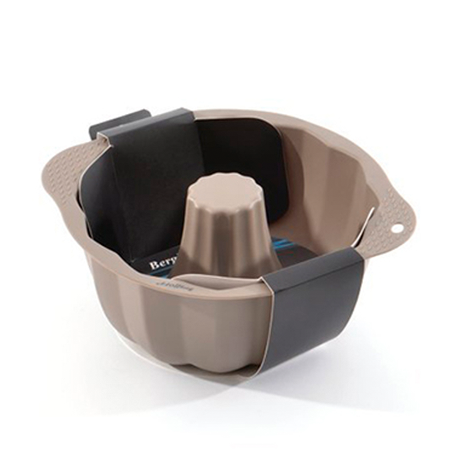 Berghoff studio moule turban silicone beige 27x23x10cm