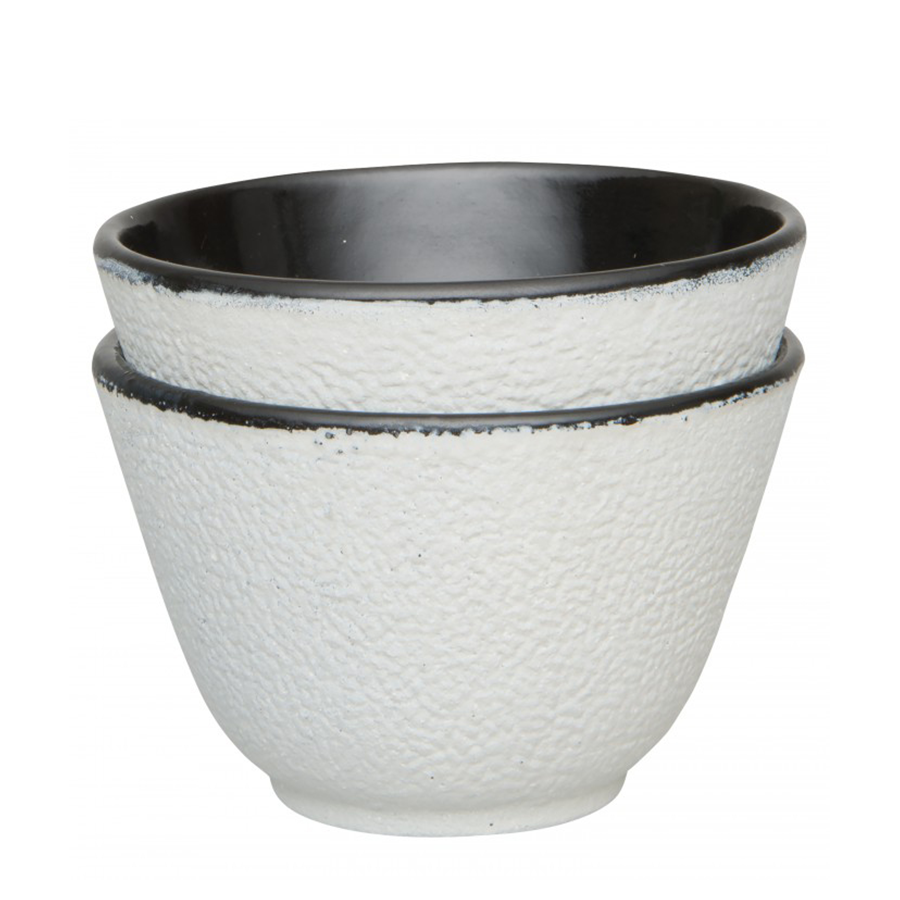 Tasse à thé en fonte Berghoff blanc 100ml 2 pièces