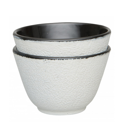 Tasse à thé en fonte Berghoff blanc 100ml 2 pièces