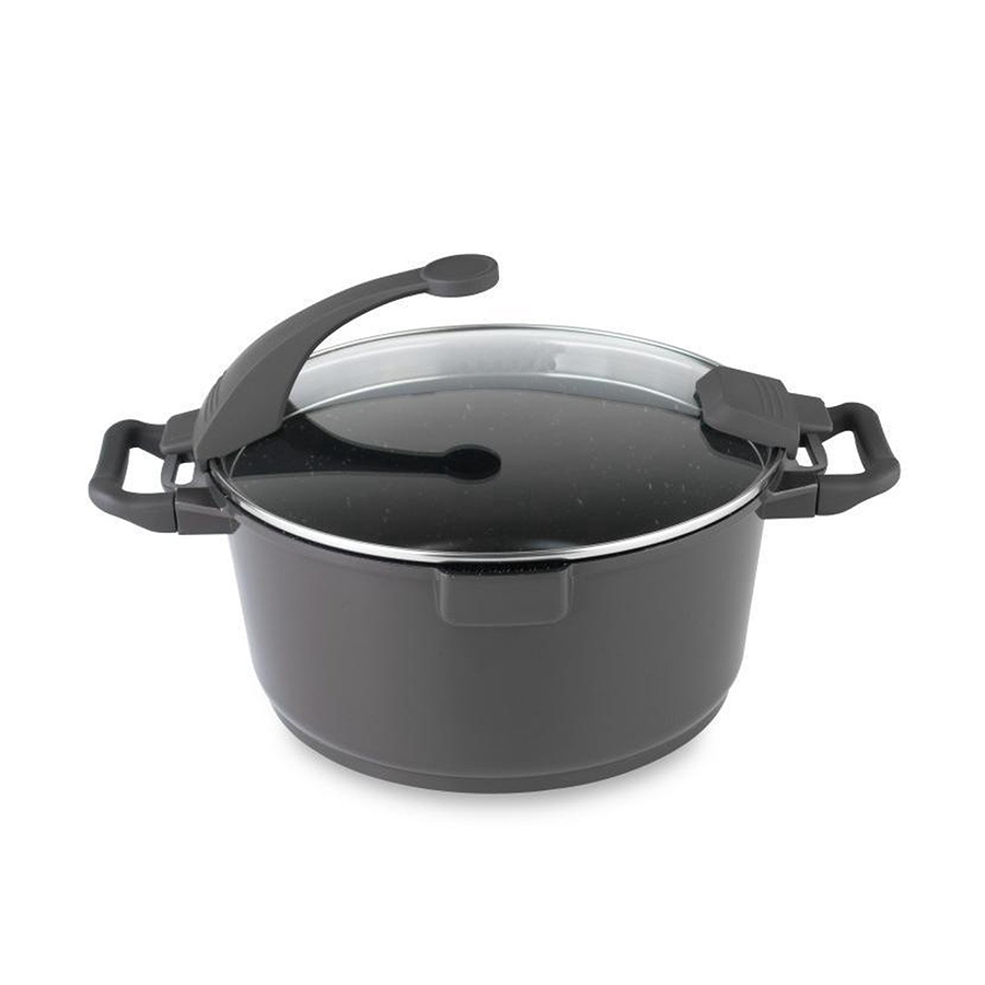 Berghoff virgo marmite avec couvercle noir ø16cm