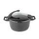 Berghoff virgo marmite avec couvercle noir ø16cm