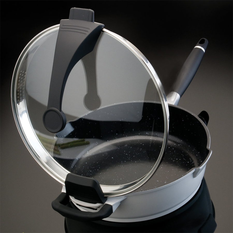 Berghoff virgo sauteuse avec couvercle blanc ø28cm