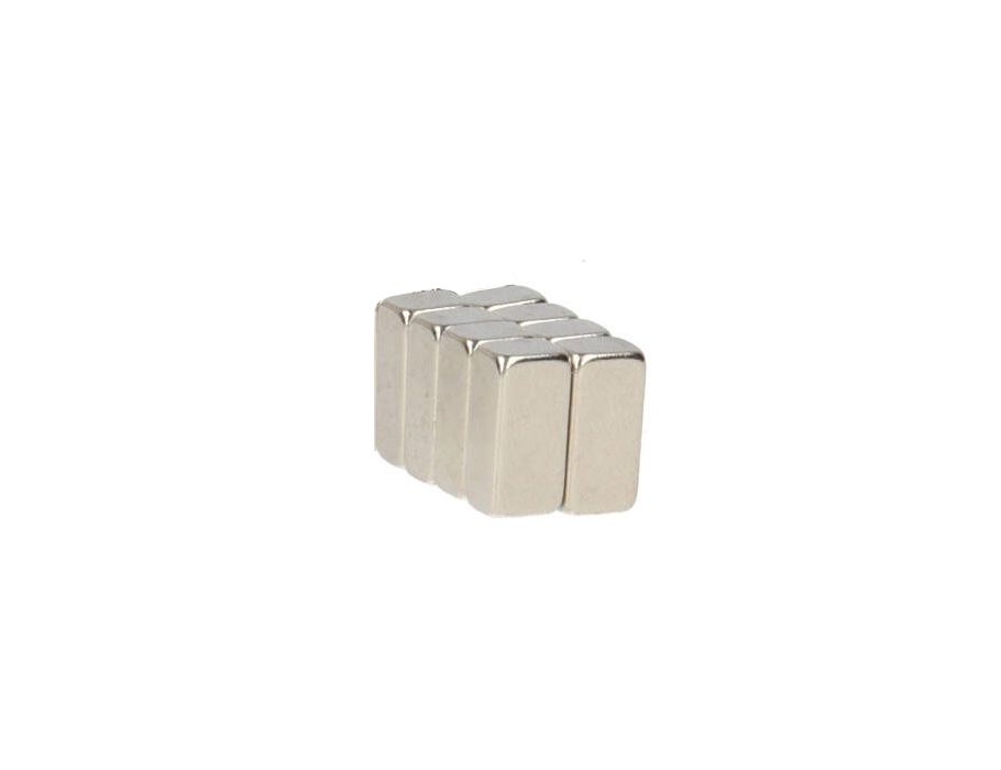 Sauver les aimants de blocs de topper - Nickel - 8e.