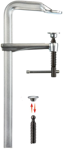 Collier de serrage tout acier Bessey gz-k 600 120 - gz60k