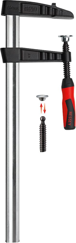 Pince robuste Bessey avec supports en fonte tgk-2k 600 120 - tgk602k