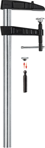 Pince robuste Bessey avec supports en fonte tgk-k 3000 120 - tgk300k