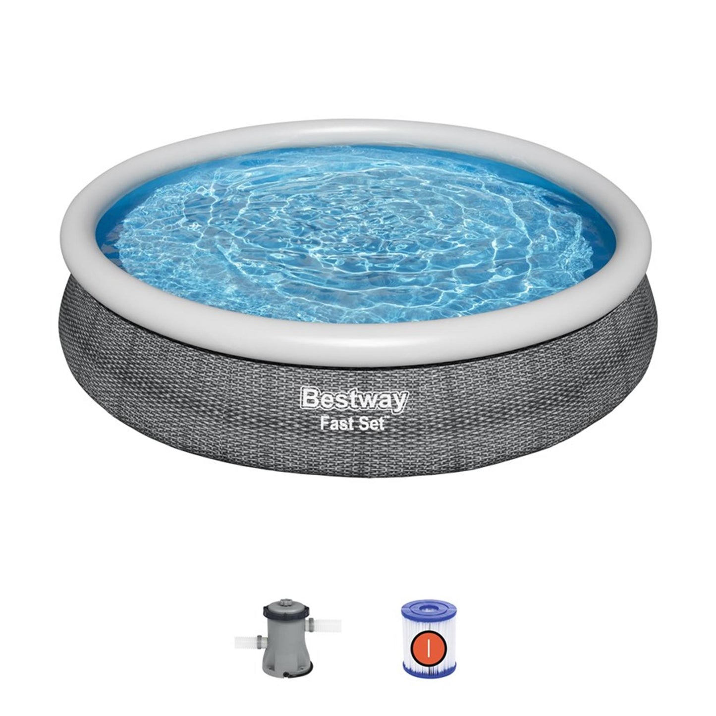 Bestway Pool se déroule autour de 366x76 cm