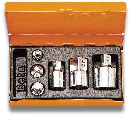 Beta Jeu de 6 douilles adaptatrices pour clés à douille (art. 900 16, 900 15, 910 16, 920 15, 920 16, 928 15) 902r c6 - 009020814