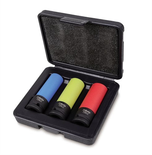 Jeu de douilles à chocs Beta 720lc c3 3 pièces - 17 19 21 mm - 007200653