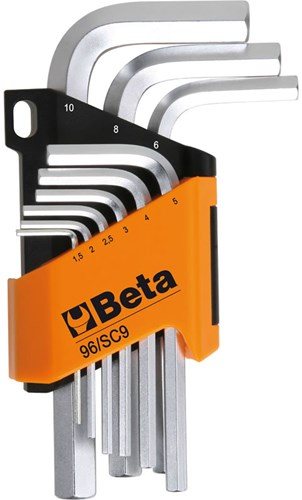 Beta Sift Keys Set 9-Pice Allen Angles droits