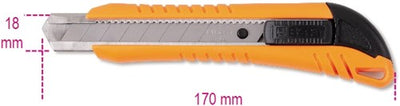 Couteau sécable Beta, 18 mm. livré avec 3 couteaux de rechange 1771 - 017710000