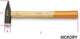 Beta 1370 500 marteau d'établi en hickory avec manche en bois