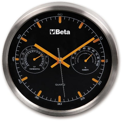 Horloge de collection Beta avec thermomètre et hygromètre, diamètre 26 cm 9594 - 095940051