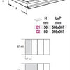 Inserts préformés durs Beta avec assortiment d'outils t52 - 024240052