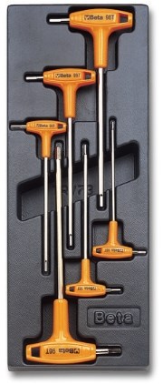 Inserts préformés durs Beta avec assortiment d'outils t52 - 024240052