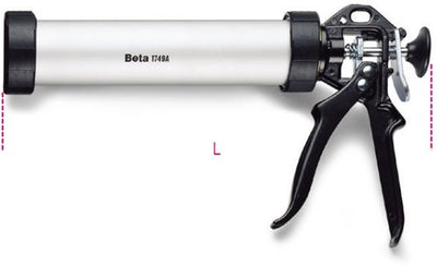 Pistolet à calfeutrer Beta, modèle professionnel tube aluminium 1749a - 017490010