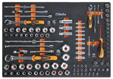 Beta mmv105 boîtes à insert en plastique préformé flexible mm105 vide - 024590105 024590105
