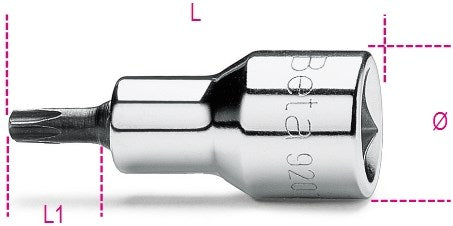 Douilles tournevis bêta pour vis Torx® 920tx-l 50 - 009200538