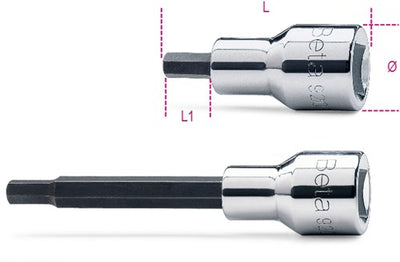 Douilles tournevis Beta pour vis à six pans creux 920pe 5l - 009200415