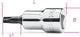Douilles tournevis bêta pour vis Torx® 910tx 40 - 009100524