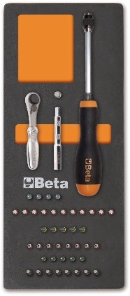 Inserts préformés flexibles Beta avec assortiment d'outils m85 - 024500085