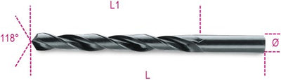 Beta Metal Spiral Drill HSS 10 mm